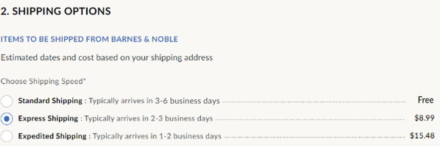 Free Shipping Requirements – Barnes & Noble